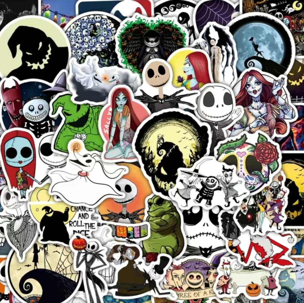 Nightmare before Christmas stickers (50) NWT
